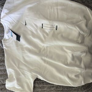 Nike White Men's Sweatshirt Shirt